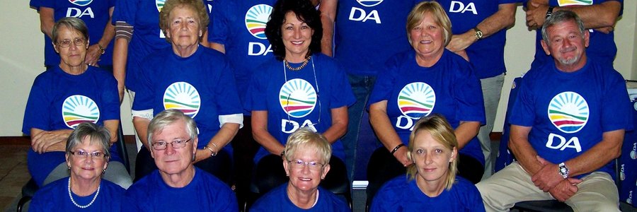 The first group of 17 people in Gansbaai who received training to start off the DA’s campaign